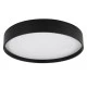 GloboStar® NARNIA 61259 Πλαφονιέρα Οροφής LED CCT 100W 11500lm 120° AC 220-240V - Εναλλαγή Φωτισμού μέσω Τηλεχειριστηρίου All In One Ψυχρό 6000k+Φυσικό 4500k+Θερμό 2700k Dimmable Φ60 x Υ10cm - Μαύρο - 3 Years Warranty