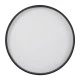 GloboStar® NARNIA 61259 Πλαφονιέρα Οροφής LED CCT 100W 11500lm 120° AC 220-240V - Εναλλαγή Φωτισμού μέσω Τηλεχειριστηρίου All In One Ψυχρό 6000k+Φυσικό 4500k+Θερμό 2700k Dimmable Φ60 x Υ10cm - Μαύρο - 3 Years Warranty