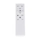 GloboStar® NARNIA 61259 Πλαφονιέρα Οροφής LED CCT 100W 11500lm 120° AC 220-240V - Εναλλαγή Φωτισμού μέσω Τηλεχειριστηρίου All In One Ψυχρό 6000k+Φυσικό 4500k+Θερμό 2700k Dimmable Φ60 x Υ10cm - Μαύρο - 3 Years Warranty