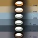 Κρεμαστή Πλαφονιέρα Οροφής LED CCT 60W 6900lm 120° AC 220-240V - Εναλλαγή Φωτισμού μέσω Τηλεχειριστηρίου All In One  Dimmable Φ43cm - Μαύρο