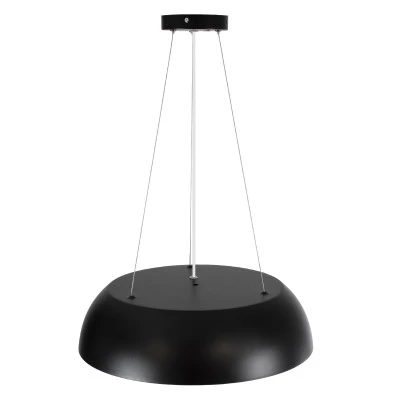 Κρεμαστή Πλαφονιέρα Οροφής LED CCT 60W 6900lm 120° AC 220-240V - Εναλλαγή Φωτισμού μέσω Τηλεχειριστηρίου All In One  Dimmable Φ43cm - Μαύρο