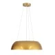 Κρεμαστή Πλαφονιέρα Οροφής LED 60W 6900lm 120° AC 220-240V - CCT Εναλλαγή Φωτισμού μέσω Τηλεχειριστηρίου All In One - Dimmable Φ43cm - Χρυσό