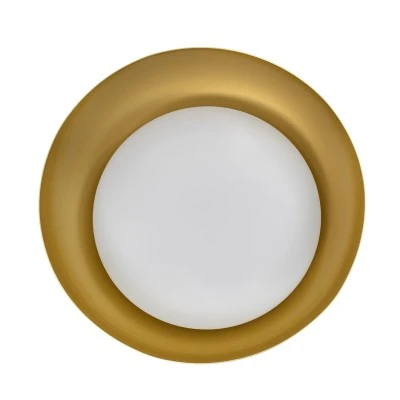 Κρεμαστή Πλαφονιέρα Οροφής LED 60W 6900lm 120° AC 220-240V - CCT Εναλλαγή Φωτισμού μέσω Τηλεχειριστηρίου All In One - Dimmable Φ43cm - Χρυσό