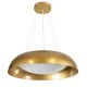 Κρεμαστή Πλαφονιέρα Οροφής LED CCT 75W 8625lm 120° AC 220-240V - Εναλλαγή Φωτισμού μέσω Τηλεχειριστηρίου All In One Dimmable Φ60cm - Χρυσό Κρεμαστή Πλαφονιέρα Οροφής LED CCT 75W 8625lm 120° AC 220-240V - Εναλλαγή Φωτισμού μέσω Τηλεχειριστηρίου All In One Dimmable Φ60cm - Χρυσό