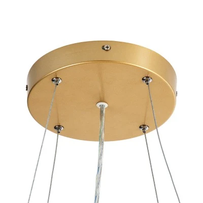 Κρεμαστή Πλαφονιέρα Οροφής LED CCT 75W 8625lm 120° AC 220-240V - Εναλλαγή Φωτισμού μέσω Τηλεχειριστηρίου All In One Dimmable Φ60cm - Χρυσό Κρεμαστή Πλαφονιέρα Οροφής LED CCT 75W 8625lm 120° AC 220-240V - Εναλλαγή Φωτισμού μέσω Τηλεχειριστηρίου All In One Dimmable Φ60cm - Χρυσό