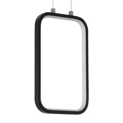 Κρεμαστό φωτιστικό DEROBA γραμμικό LED CCT 12W 1320lm με γωνία 360° και εναλλαγή φωτισμού μέσω διακόπτη On/Off All In One 3 χρόνια εγγύηση Μ16 x Π1.6 x Υ25.5cm