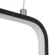 Κρεμαστό φωτιστικό DEROBA γραμμικό LED CCT 12W 1320lm με γωνία 360° και εναλλαγή φωτισμού μέσω διακόπτη On/Off All In One 3 χρόνια εγγύηση Μ16 x Π1.6 x Υ25.5cm