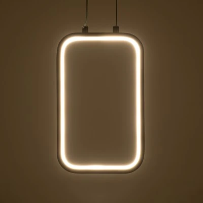Κρεμαστό φωτιστικό DEROBA γραμμικό LED CCT 12W 1320lm με γωνία 360° και εναλλαγή φωτισμού μέσω διακόπτη On/Off All In One 3 χρόνια εγγύηση Μ16 x Π1.6 x Υ25.5cm