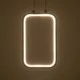 Κρεμαστό φωτιστικό DEROBA γραμμικό LED CCT 12W 1320lm με γωνία 360° και εναλλαγή φωτισμού μέσω διακόπτη On/Off All In One 3 χρόνια εγγύηση Μ16 x Π1.6 x Υ25.5cm