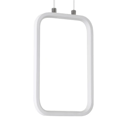 Ορθογώνιο κρεμαστό φωτιστικό DEROBA Linear Design LED σε λευκό χρώμα CCT 12W 1320lm με γωνία διάχυσης 360° AC 220-240V και δυνατότητα εναλλαγής φωτισμού μέσω διακόπτη On/Off Ορθογώνιο κρεμαστό φωτιστικό DEROBA Linear Design LED σε λευκό χρώμα CCT 12W 1320lm με γωνία διάχυσης 360° AC 220-240V και δυνατότητα εναλλαγής φωτισμού μέσω διακόπτη On/Off