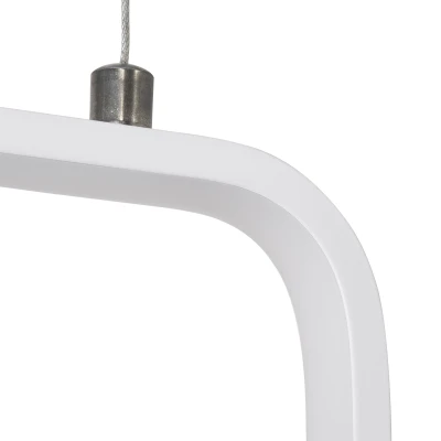 Ορθογώνιο κρεμαστό φωτιστικό DEROBA Linear Design LED σε λευκό χρώμα CCT 12W 1320lm με γωνία διάχυσης 360° AC 220-240V και δυνατότητα εναλλαγής φωτισμού μέσω διακόπτη On/Off Ορθογώνιο κρεμαστό φωτιστικό DEROBA Linear Design LED σε λευκό χρώμα CCT 12W 1320lm με γωνία διάχυσης 360° AC 220-240V και δυνατότητα εναλλαγής φωτισμού μέσω διακόπτη On/Off