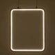 GloboStar® NEROBA 61305 Κρεμαστό Φωτιστικό Οροφής Linear Design LED CCT 18W 1980lm 360° AC 220-240V - Εναλλαγή Φωτισμού μέσω Διακόπτη On/Off All In One Ψυχρό 6000k+Φυσικό 4500k+Θερμό 2700k Μ29 x Π2 x Υ36cm - Χρυσό Βούρτσας - 3 Years Warranty