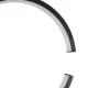GloboStar® CEROBA 61306 Κρεμαστό Φωτιστικό Οροφής Linear Design LED CCT 12W 1320lm 360° AC 220-240V - Εναλλαγή Φωτισμού μέσω Διακόπτη On/Off All In One Ψυχρό 6000k+Φυσικό 4500k+Θερμό 2700k Φ22 x Π2cm - Μαύρο - 3 Years Warranty