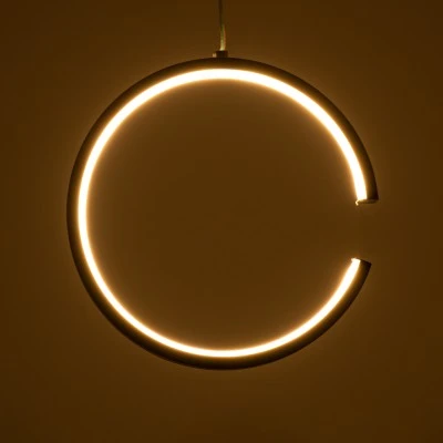 GloboStar® CEROBA 61306 Κρεμαστό Φωτιστικό Οροφής Linear Design LED CCT 12W 1320lm 360° AC 220-240V - Εναλλαγή Φωτισμού μέσω Διακόπτη On/Off All In One Ψυχρό 6000k+Φυσικό 4500k+Θερμό 2700k Φ22 x Π2cm - Μαύρο - 3 Years Warranty