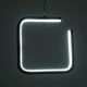 Κρεμαστό φωτιστικό CEROBA τετράγωνο μαύρο Linear Design LED CCT 12W 1320lm με γωνία φωτός 360° και εναλλαγή φωτισμού μέσω διακόπτη On/Off All In One AC 220-240V