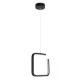 Κρεμαστό φωτιστικό CEROBA τετράγωνο μαύρο Linear Design LED CCT 12W 1320lm με γωνία φωτός 360° και εναλλαγή φωτισμού μέσω διακόπτη On/Off All In One AC 220-240V