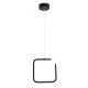 Κρεμαστό φωτιστικό CEROBA τετράγωνο μαύρο Linear Design LED CCT 12W 1320lm με γωνία φωτός 360° και εναλλαγή φωτισμού μέσω διακόπτη On/Off All In One AC 220-240V