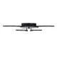 Φωτιστικό Οροφής Design LED ROYAL-R CCT 135W 16200lm 360° AC 220-240V - Εναλλαγή Φωτισμού μέσω Τηλεχειριστηρίου All In One - Μαύρο GloboStar® ROYAL-R 61323 Φωτιστικό Οροφής Design LED CCT 135W 16200lm 360° AC 220-240V - Εναλλαγή Φωτισμού μέσω Τηλεχειριστηρίου All In One Ψυχρό 6000k+Φυσικό 4500k+Θερμό 2700k Dimmable Μ80.5 x Π59 x Υ12cm - Μαύρο - 3 Years Warranty
