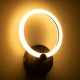 Μοντέρνο φωτιστικό τοίχου - απλίκα LED kelvo® MATILDA 8W 960lm AC 220-240V IP20 ρυθμιζόμενο λευκό CCT με On/Off 2700K/4500K/6000K μαύρο ματ 20x5x25.5cm