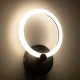 Μοντέρνο φωτιστικό τοίχου - απλίκα LED kelvo® MATILDA 8W 960lm AC 220-240V IP20 ρυθμιζόμενο λευκό CCT με On/Off 2700K/4500K/6000K μαύρο ματ 20x5x25.5cm