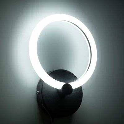 Μοντέρνο φωτιστικό τοίχου - απλίκα LED kelvo® MATILDA 8W 960lm AC 220-240V IP20 ρυθμιζόμενο λευκό CCT με On/Off 2700K/4500K/6000K μαύρο ματ 20x5x25.5cm