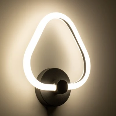 Μοντέρνο επιτοίχιο φωτιστικό LED kelvo® REGINA 8W 960lm 360° AC 220-240V IP20 ρυθμιζόμενο λευκό CCT με εναλλαγή χρωμάτων 2700K/4500K/6000K μαύρο ματ 25x7x28.5cm