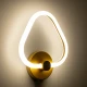 Μοντέρνα επιτοίχια απλίκα LED kelvo® REGINA 8W 960lm 360° AC 220-240V IP20 ρυθμιζόμενο λευκό CCT με εναλλαγή χρωμάτων 2700K/4500K/6000K χρυσό 25x7x28.5cm