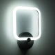 Μοντέρνα επιτοίχια απλίκα LED kelvo® ELIZA 8W 960lm 360° AC 220-240V IP20 ρυθμιζόμενο λευκό CCT με εναλλαγή χρωμάτων 2700K/4500K/6000K μαύρο ματ 22x5x28.5cm