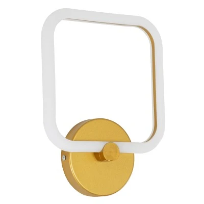 Μοντέρνο φωτιστικό τοίχου - απλίκα LED kelvo® ELIZA 8W 960lm 360° AC 220-240V IP20 ρυθμιζόμενο λευκό CCT με εναλλαγή χρωμάτων 2700K/4500K/6000K χρυσό 22x5x28.5cm