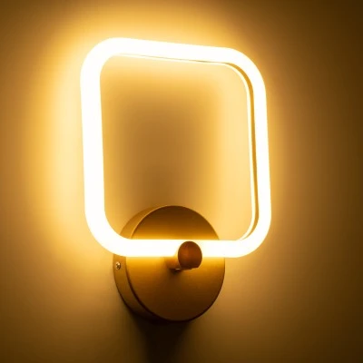 Μοντέρνο φωτιστικό τοίχου - απλίκα LED kelvo® ELIZA 8W 960lm 360° AC 220-240V IP20 ρυθμιζόμενο λευκό CCT με εναλλαγή χρωμάτων 2700K/4500K/6000K χρυσό 22x5x28.5cm
