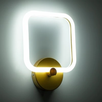 Μοντέρνο φωτιστικό τοίχου - απλίκα LED kelvo® ELIZA 8W 960lm 360° AC 220-240V IP20 ρυθμιζόμενο λευκό CCT με εναλλαγή χρωμάτων 2700K/4500K/6000K χρυσό 22x5x28.5cm