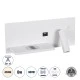 Μοντέρνα επιτοίχια απλίκα reading light kelvo® PALADIN με USB φορτιστή 3A & wireless φόρτιση LED 6W 720lm φυσικό λευκό 4500K λευκό ματ 30x11x12cm Μοντέρνα επιτοίχια απλίκα reading light kelvo® PALADIN με USB φορτιστή 3A & wireless φόρτιση LED 6W 720lm φυσικό λευκό 4500K λευκό ματ 30x11x12cm
