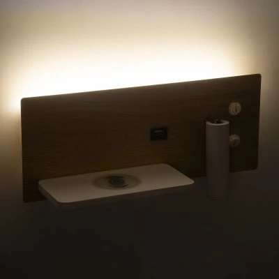 Επιτοίχια απλίκα ανάγνωσης kelvo® PALADIN με LED 6W 720lm φυσικό λευκό 4500K, φορτιστή USB 3A και ασύρματη φόρτιση, μπεζ & λευκό 30x11x12cm Επιτοίχια απλίκα ανάγνωσης kelvo® PALADIN με LED 6W 720lm φυσικό λευκό 4500K, φορτιστή USB 3A και ασύρματη φόρτιση, μπεζ & λευκό 30x11x12cm