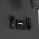 Επιτοίχια απλίκα LED kelvo® LADY-O με φορτιστή USB 3A 10W 1000lm φυσικό λευκό 4500K γκρι ματ 10.5x10x18.5cm