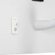 Μοντέρνο επιτοίχιο φωτιστικό IBIS με USB φορτιστή LED 10W 1100lm φυσικό λευκό 4500K λευκό ματ 10x6.1x18cm