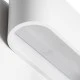 Μοντέρνο επιτοίχιο φωτιστικό IBIS με USB φορτιστή LED 10W 1100lm φυσικό λευκό 4500K λευκό ματ 10x6.1x18cm