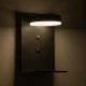Επιτοίχια απλίκα ανάγνωσης με USB φορτιστή kelvo® CROWN LED 5W 550lm 4500K μαύρο ματ 15x15x23cm