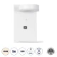 Μοντέρνα επιτοίχια απλίκα reading light kelvo® CROWN με ενσωματωμένο LED 5W 550lm 120° AC 220-240V IP20 φυσικό λευκό 4500K με φορτιστή USB λευκό ματ 15x15x23cm Μοντέρνα επιτοίχια απλίκα reading light kelvo® CROWN με ενσωματωμένο LED 5W 550lm 120° AC 220-240V IP20 φυσικό λευκό 4500K με φορτιστή USB λευκό ματ 15x15x23cm