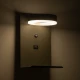 Επιτοίχιο φωτιστικό LED kelvo® CROWN με φορτιστή USB 5W 550lm φυσικό λευκό 4500K γκρι ανθρακί ματ 15x15x23cm