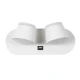 Επιτοίχια απλίκα ανάγνωσης με USB φορτιστή kelvo® REGENCY LED 16W 1840lm φυσικό λευκό 4500K λευκό ματ 16.5x12x10cm