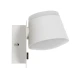 Επιτοίχια απλίκα ανάγνωσης με USB φορτιστή kelvo® REGENCY LED 16W 1840lm φυσικό λευκό 4500K λευκό ματ 16.5x12x10cm