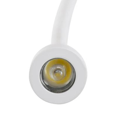 Μοντέρνο φωτιστικό τοίχου kelvo® ROULETTE-S απλίκα reading light με φορτιστή USB 3A και ντουί E27 LED 3W 360lm φυσικό λευκό 4500K λευκό & μπεζ 17x20x37cm σετ 2 τεμαχίων