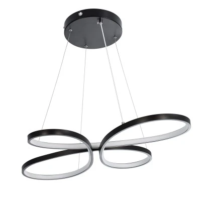 Κρεμαστό Φωτιστικό LED Μαύρο 75W 8400lm CCT Dimmable – Τηλεχειριστήριο, 300° Γωνία Φωτισμού