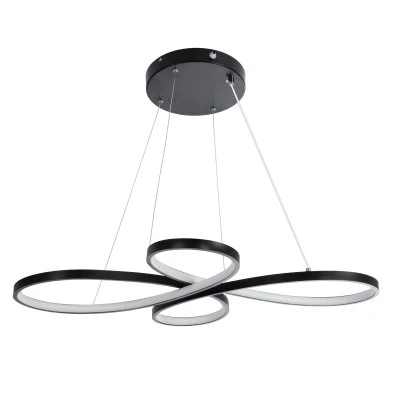 Κρεμαστό Φωτιστικό LED Μαύρο 75W 8400lm CCT Dimmable – Τηλεχειριστήριο, 300° Γωνία Φωτισμού