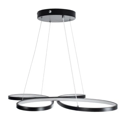 Κρεμαστό Φωτιστικό LED Μαύρο 75W 8400lm CCT Dimmable – Τηλεχειριστήριο, 300° Γωνία Φωτισμού