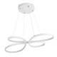 Λευκό μοντέρνο κρεμαστό φωτιστικό BUTTERFLY LED CCT 75W 8400lm AC 220-240V με γωνία θέασης 300° και ρύθμιση φωτισμού μέσω τηλεχειριστηρίου