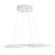 Λευκό μοντέρνο κρεμαστό φωτιστικό BUTTERFLY LED CCT 75W 8400lm AC 220-240V με γωνία θέασης 300° και ρύθμιση φωτισμού μέσω τηλεχειριστηρίου
