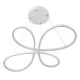 Λευκό μοντέρνο κρεμαστό φωτιστικό BUTTERFLY LED CCT 75W 8400lm AC 220-240V με γωνία θέασης 300° και ρύθμιση φωτισμού μέσω τηλεχειριστηρίου