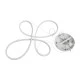 Λευκό μοντέρνο κρεμαστό φωτιστικό BUTTERFLY LED CCT 75W 8400lm AC 220-240V με γωνία θέασης 300° και ρύθμιση φωτισμού μέσω τηλεχειριστηρίου