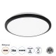 Πλαφονιέρα οροφής TUFFIN LED 24W μονόφωτη AC 220-240V IP54 φυσικό λευκό 4500K μαύρη & λευκή 30cm